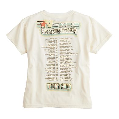 Girls 7-16 NSYNC No Strings Attached Tour Short Sleeve Graphic Tee