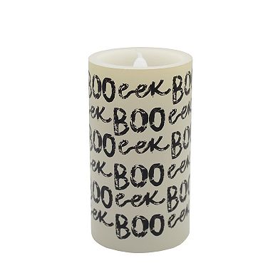 Celebrate Together™ Halloween Boo LED Pillar Candle Table Decor