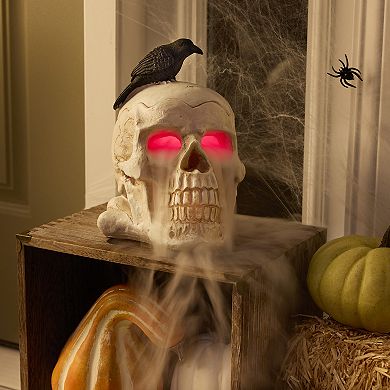 Celebrate Together??? Halloween LED Smoking Skull Table Decor