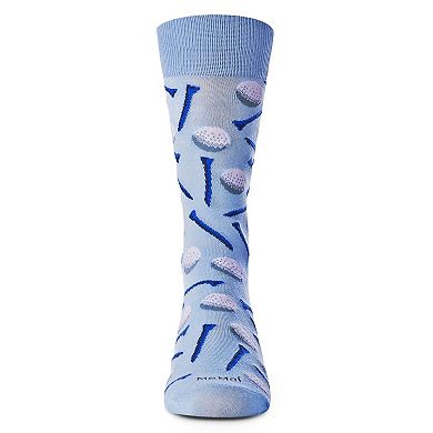 Men's Golf Ball And Tee Novelty Crew Sock