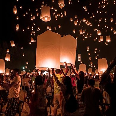 Kongming Lanterns Wishing Lamps, Create Magical Moments With Festival Blessings