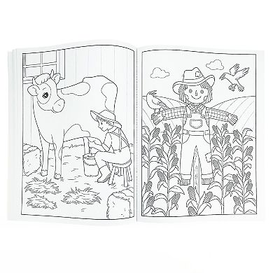 John Deere Tractors Trucks & Animals Children's Coloring Book