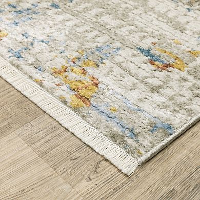 StyleHaven Brighton Distressed Abstract Recycled PET Area Rug