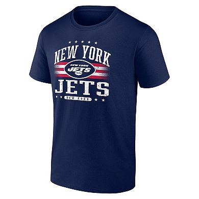 Men's Fanatics  Navy New York Jets Americana T-Shirt