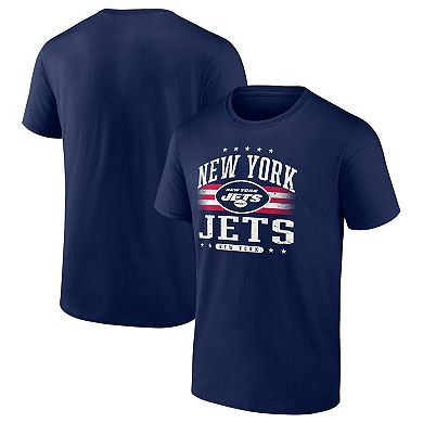 Men's Fanatics  Navy New York Jets Americana T-Shirt