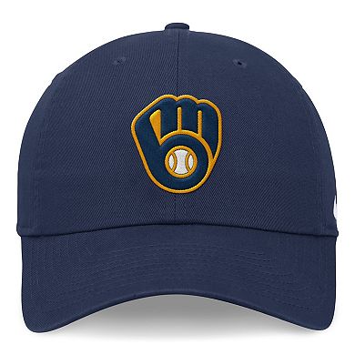 Men's Nike Navy Milwaukee Brewers Club Adjustable Hat