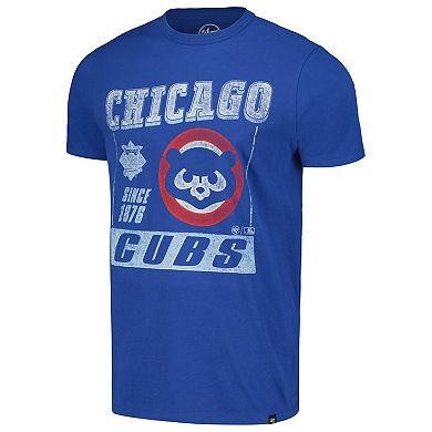Men's '47 Royal Chicago Cubs Outlast Franklin T-Shirt