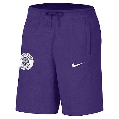 Men's Nike Purple LSU Tigers Logo Shorts