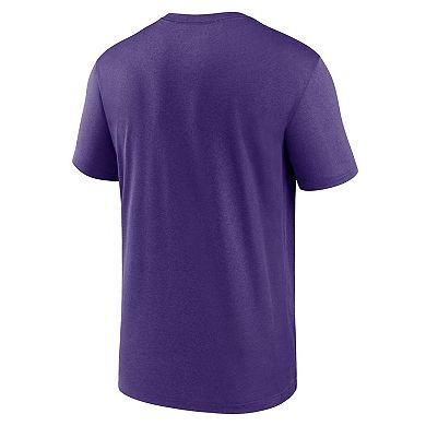 Men's Nike  Purple Colorado Rockies Legend Fuse Large Logo Performance T-Shirt
