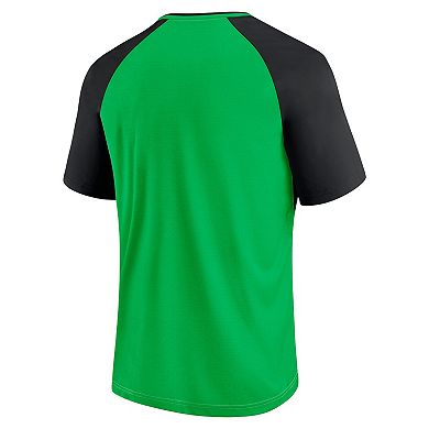 Men's Fanatics Branded Black Austin FC Attacker Raglan T-Shirt