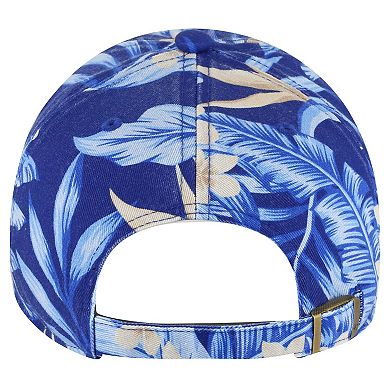 Men's '47 Royal Philadelphia 76ers Tropicalia Floral Clean Up Adjustable Hat