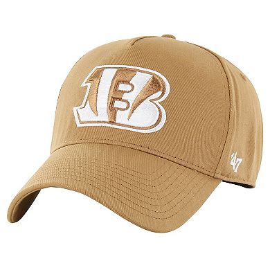 Men's '47 Tan Cincinnati Bengals Ballpark MVP Adjustable Hat