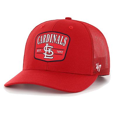 Men's '47 Red St. Louis Cardinals Squad Trucker Adjustable Hat