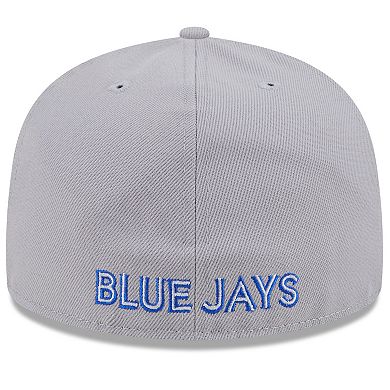Men's New Era Royal/Gray Toronto Blue Jays Gameday Sideswipe 59FIFTY Fitted Hat