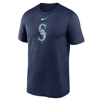 Men's Nike  Navy Seattle Mariners Legend Fuse Large Logo Performance T-Shirt