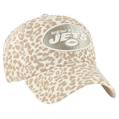 Women's '47 Natural New York Jets Panthera Clean Up Adjustable Hat