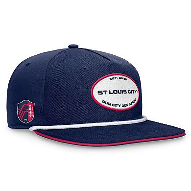 Men's Fanatics Branded Navy St. Louis City SC Iron Golf Snapback Hat