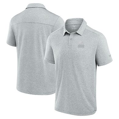 Men's Fanatics Gray Cleveland Browns Front Office Tech Polo Shirt