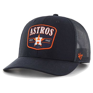 Men's '47 Navy Houston Astros Squad Trucker Adjustable Hat