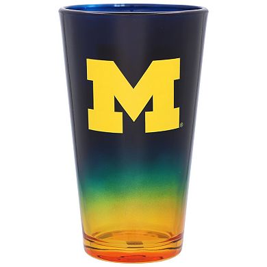 Michigan Wolverines 16oz. Ombre Pint Glass
