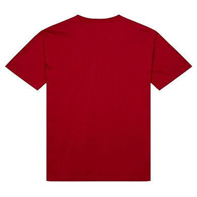 Men's Mitchell & Ness Red Orlando City SC 10th Anniversary Premium Pocket T-Shirt