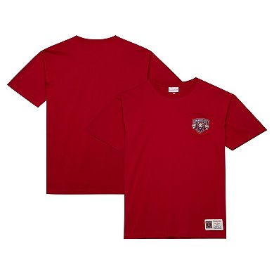 Men's Mitchell & Ness Red Orlando City SC 10th Anniversary Premium Pocket T-Shirt