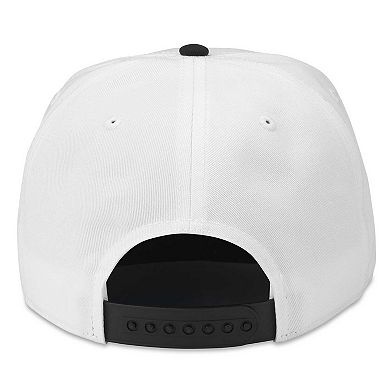 Men's American Needle White/Black Chicago Blackhawks Roscoe Washed Twill Adjustable Hat