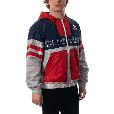 Unisex The Wild Collective Navy/Gray New England Revolution Track Full-Zip Jacket