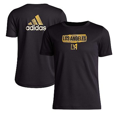 Youth adidas Black LAFC Local Pop T-Shirt