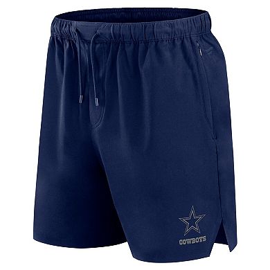 Men's Fanatics Signature Navy Dallas Cowboys Front Office Woven Shorts