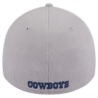 Men's New Era Gray Dallas Cowboys Active 39THIRTY Flex Hat