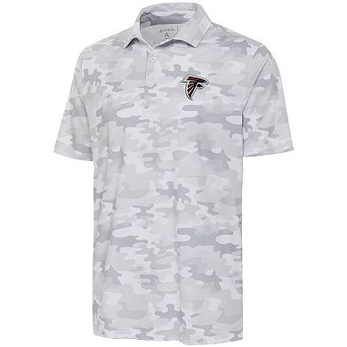 Men's Antigua White Atlanta Falcons Collide Polo