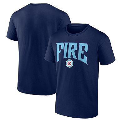 Men's Fanatics Branded Navy Chicago Fire Iconic Team Chant T-Shirt