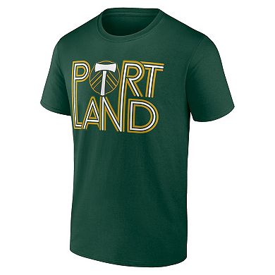 Men's Fanatics Branded Green Portland Timbers Iconic Team Chant T-Shirt