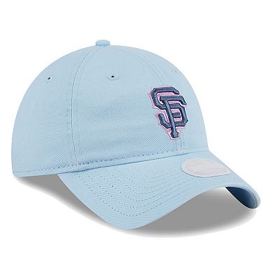 Women's New Era San Francisco Giants Multi Light Blue 9TWENTY Adjustable Hat