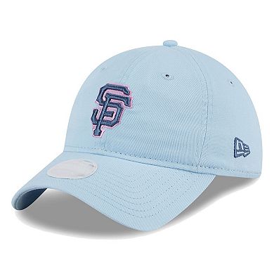 Women's New Era San Francisco Giants Multi Light Blue 9TWENTY Adjustable Hat