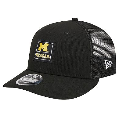 Men's New Era Black Michigan Wolverines Labeled 9FIFTY Snapback Hat