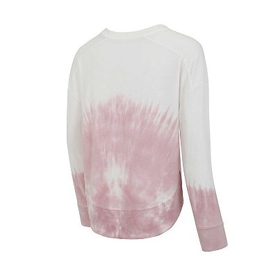 Women's Concepts Sport Pink/White Atlanta United FC Orchard Tie-Dye Long Sleeve T-Shirt
