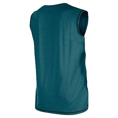 Men's New Era Midnight Green Philadelphia Eagles Tank Top