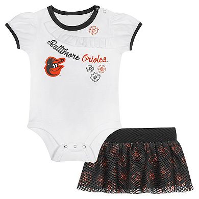 Newborn & Infant Baltimore Orioles Sweet Bodysuit & Skirt Set