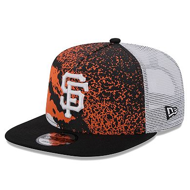 Men's New Era Black San Francisco Giants Court Sport 9FIFTY Snapback Hat