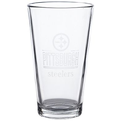 Pittsburgh Steelers 16oz. Etched Classic Crew Pint Glass
