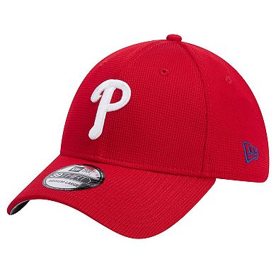 Men's New Era Red Philadelphia Phillies Active Pivot 39THIRTY Flex Hat