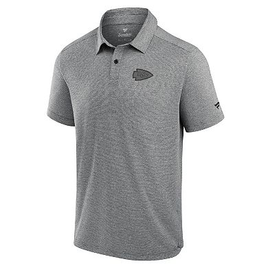 Men's Fanatics Black Kansas City Chiefs Front Office Tech Polo Shirt