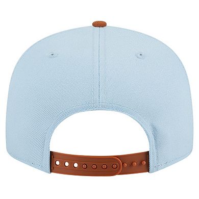 Men's New Era Light Blue/Brown Phoenix Suns 2-Tone Color Pack 9FIFTY Snapback Hat