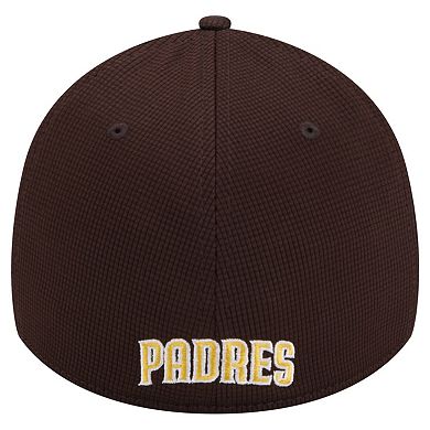 Men's New Era Brown San Diego Padres Active Pivot 39THIRTY Flex Hat