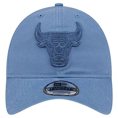 Men's New Era Blue Chicago Bulls Colorpack Tonal 9TWENTY Adjustable Hat