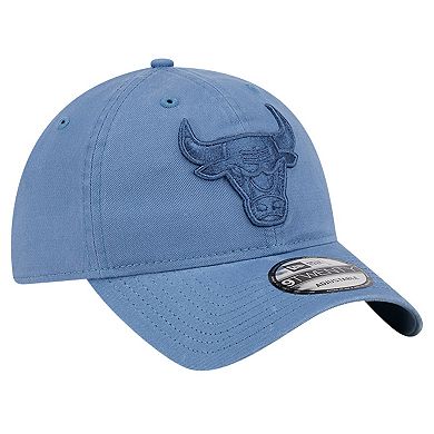 Men's New Era Blue Chicago Bulls Colorpack Tonal 9TWENTY Adjustable Hat