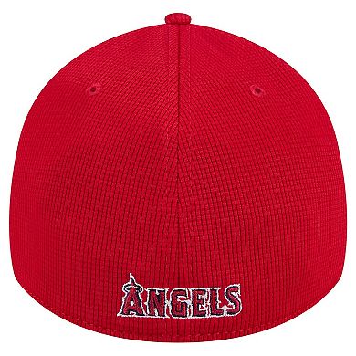 Men's New Era Red Los Angeles Angels Active Pivot 39THIRTY Flex Hat