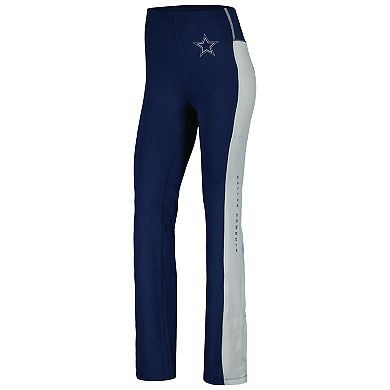 Women's Fanatics Navy Dallas Cowboys Studio Fitted Flared Leggings